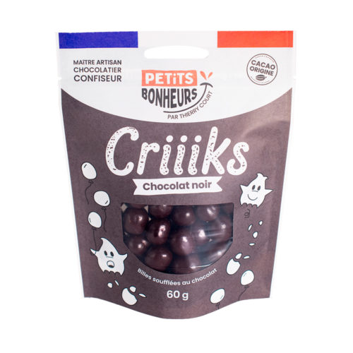 billes de céréales criiiks-chocolat-noir