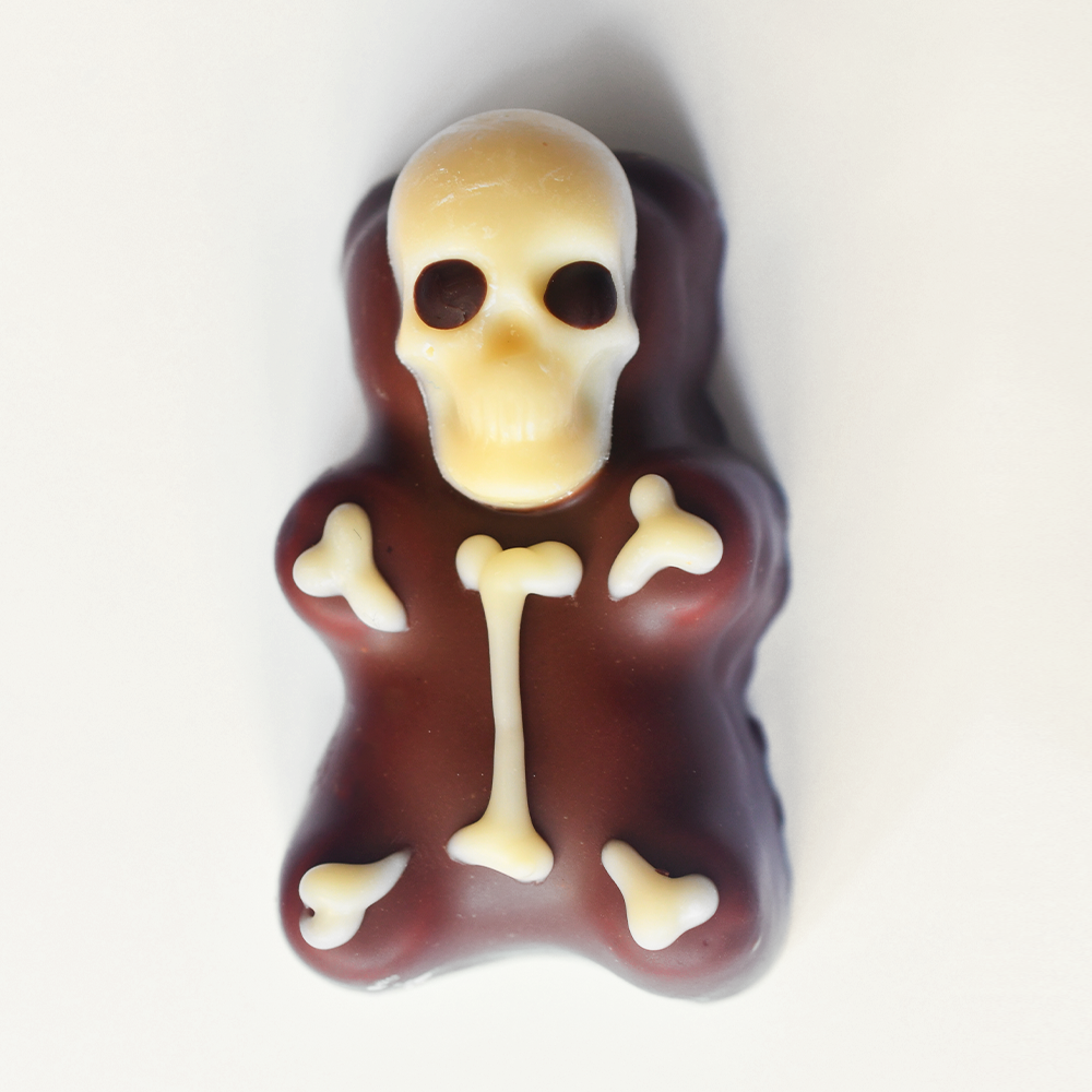 Bonbons halloween nounours squelette