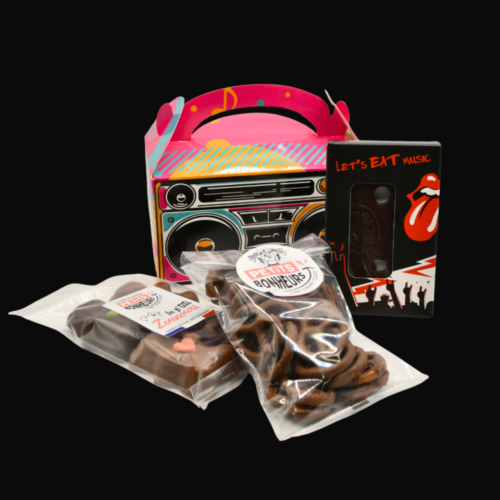 coffret rock nounours chocolat