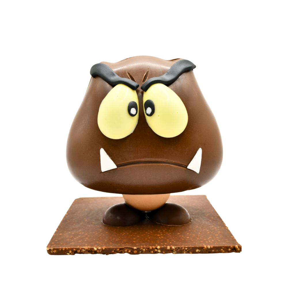 goomba figurine chocolat thierry court