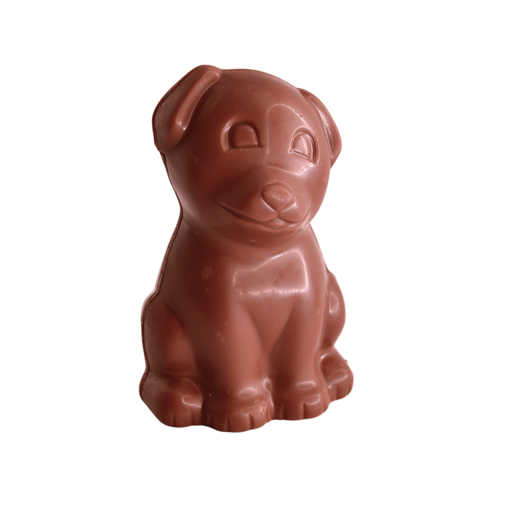 paques chocolat lait guimauve chien