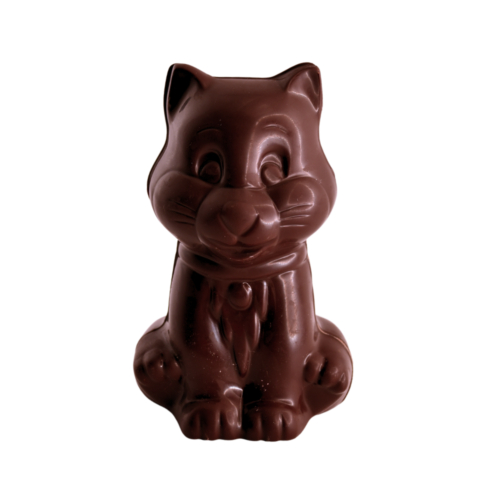 paques chocolat noir guimauve chat