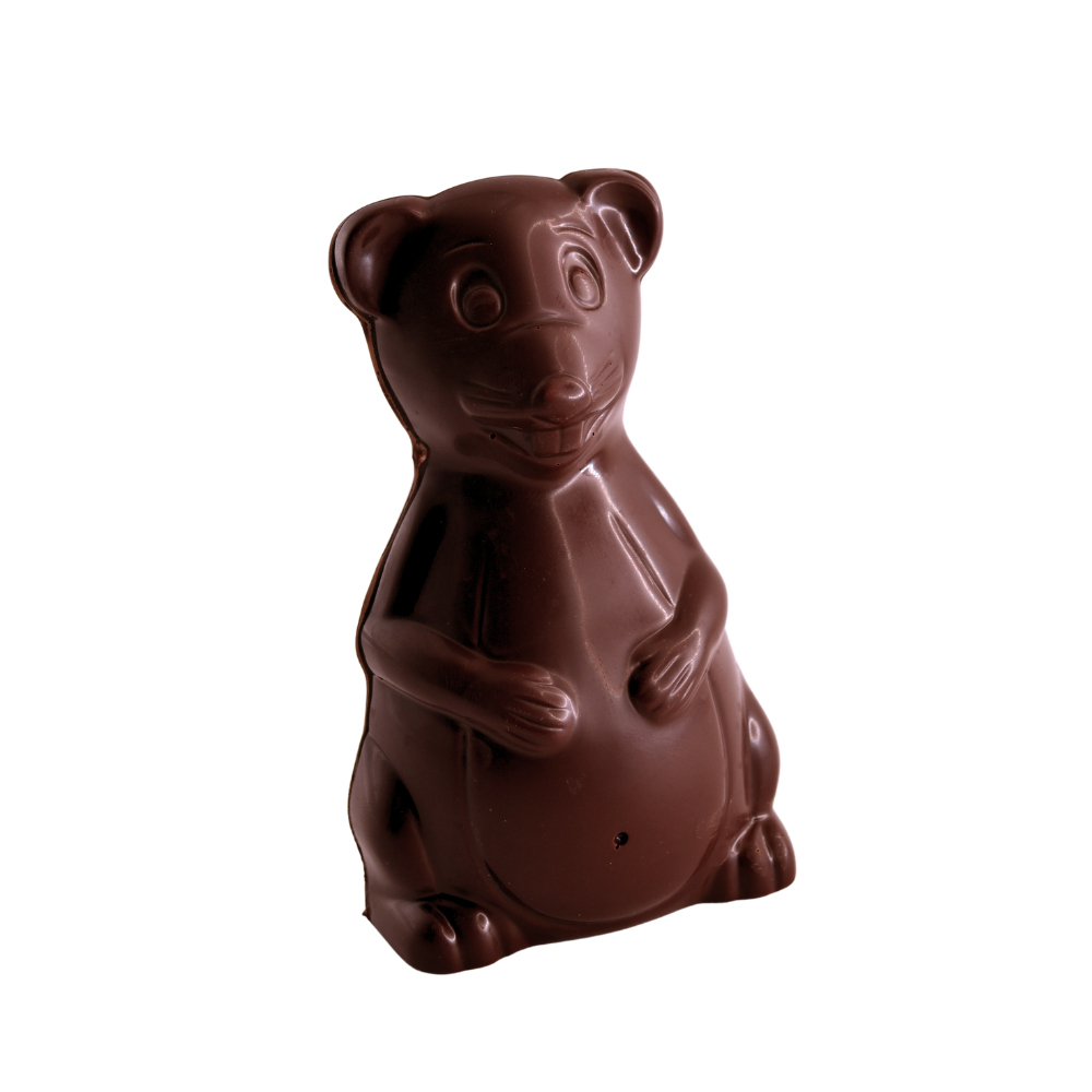 paques chocolat noir guimauve souris