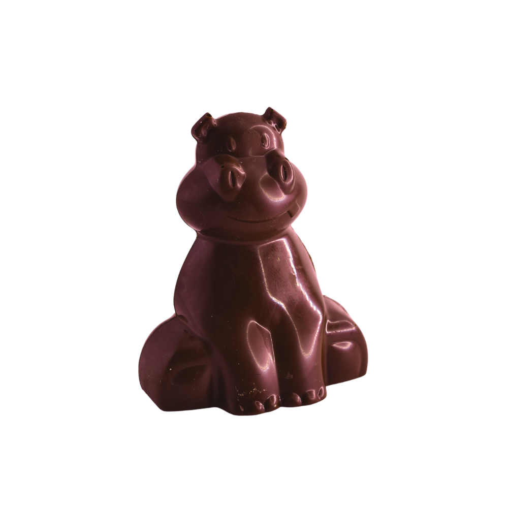 paques chocolat noir praline hippo