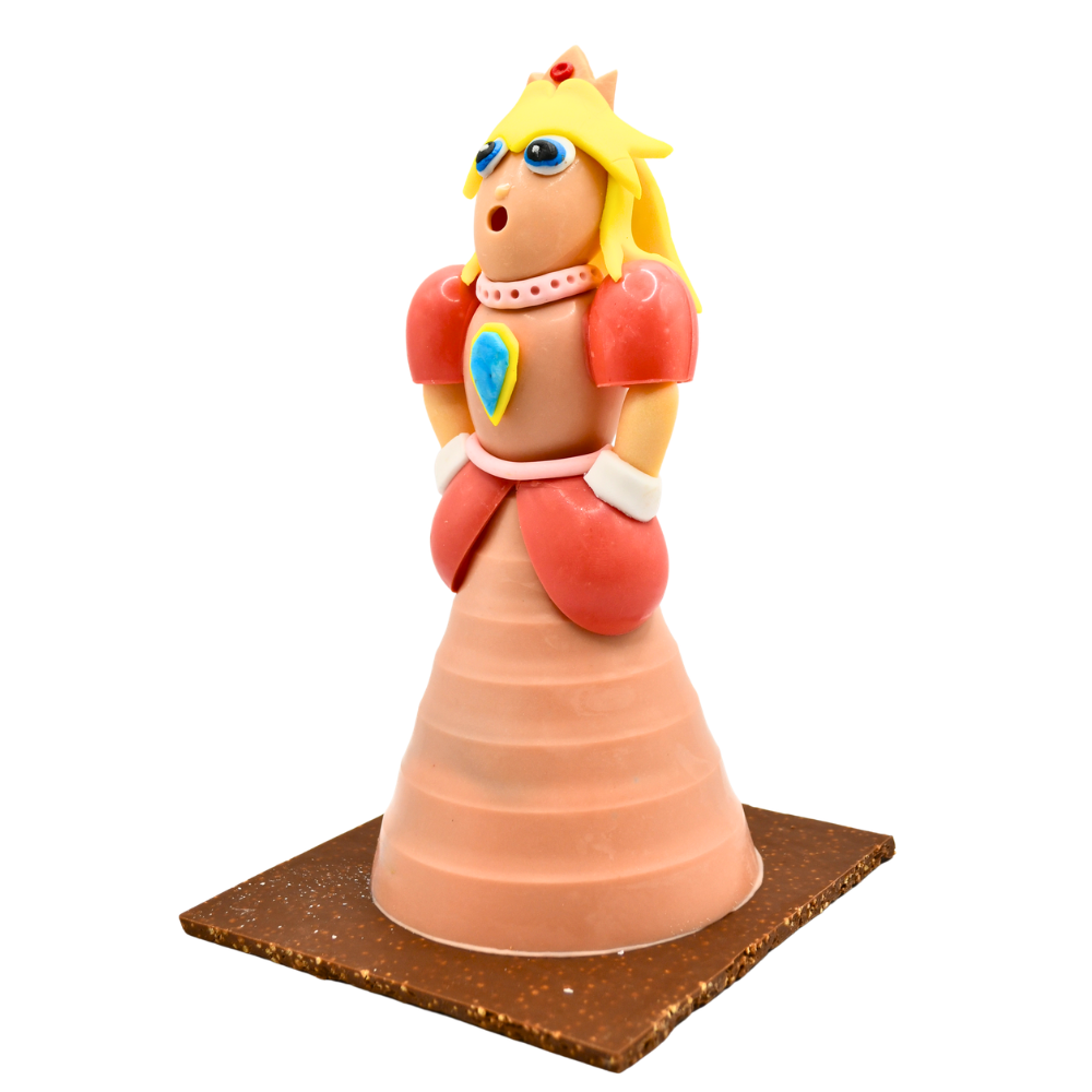 peach mario figurine chocolat thierry court