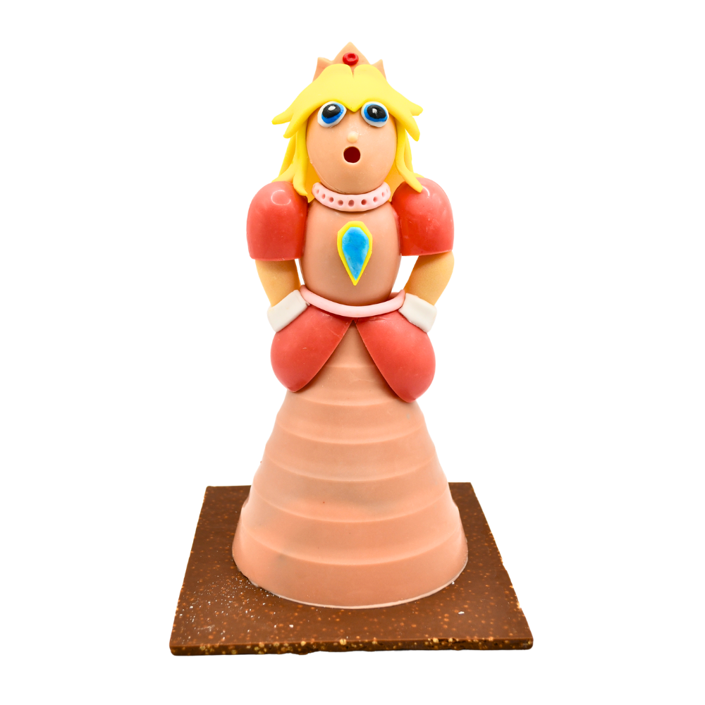 peach mario figurine chocolat thierry court
